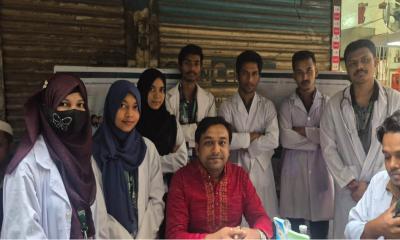 দি-ম্যাটস ও আইআইএইচএসের ফ্রি মেডিকেল ক্যাম্পেইন