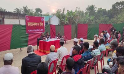মহেশপুর সীমান্তে মাদক ও মানব পাচার প্রতিরোধে বিজিবির জনসচেতনতা কার্যক্রম
