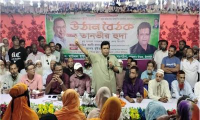 আমাদের লক্ষ্য একটাই প্রতীক ধানের শীষের বিজয়: তানভীর হুদা