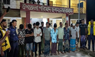 নেছারাবাদে নিষেধাজ্ঞার শেষদিনে ইলিশ শিকারে ১৭ জেলের দণ্ড-জরিমানা