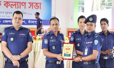 চাঁদপুরে পঞ্চমবারের মতো শ্রেষ্ঠ ওসি ফরিদগঞ্জের মো. শাহ্ আলম