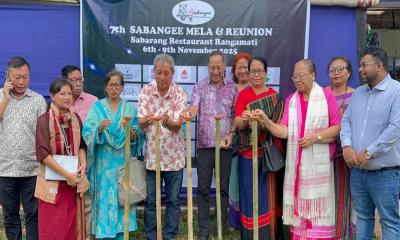 পাহাড়ি নারীদের হাতে তৈরি পণ্য নিয়ে রাঙামাটিতে ৩ দিনব্যাপী সাবাংগী মেলা শুরু