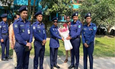 শরীয়তপুরের প্রথম নারী পুলিশ সুপার হিসেবে যোগদান করলেন রওনক জাহান