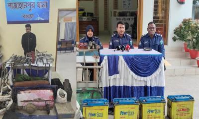 চালককে কুপিয়ে মিশুক ছিনতাই, রহস্য উদঘাটনসহ মালামাল উদ্ধারসহ গ্রেপ্তার ২