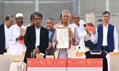 যারা করলেন জুলাই সনদে স্বাক্ষর