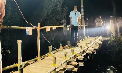 সন্দ্বীপে তারেক রহমানের জন্মদিনে ৫ শতাধিক পরিবারের জন্য সাঁকো নির্মাণ