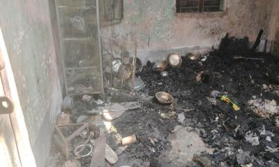 শ্রীপুরে অগ্নিকাণ্ডে ৪০ বসতঘর পুড়ে ছাই