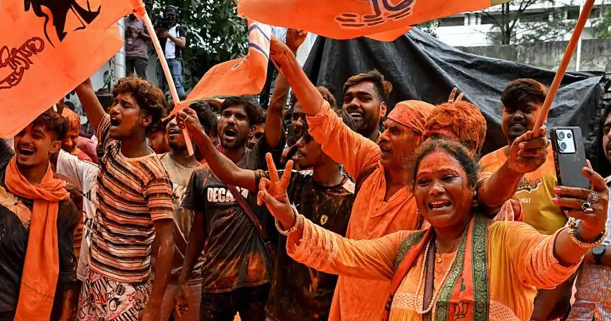 পশ্চিমবঙ্গে পালাবদল, তৃণমূলকে হারিয়ে ক্ষমতায় বিজেপি