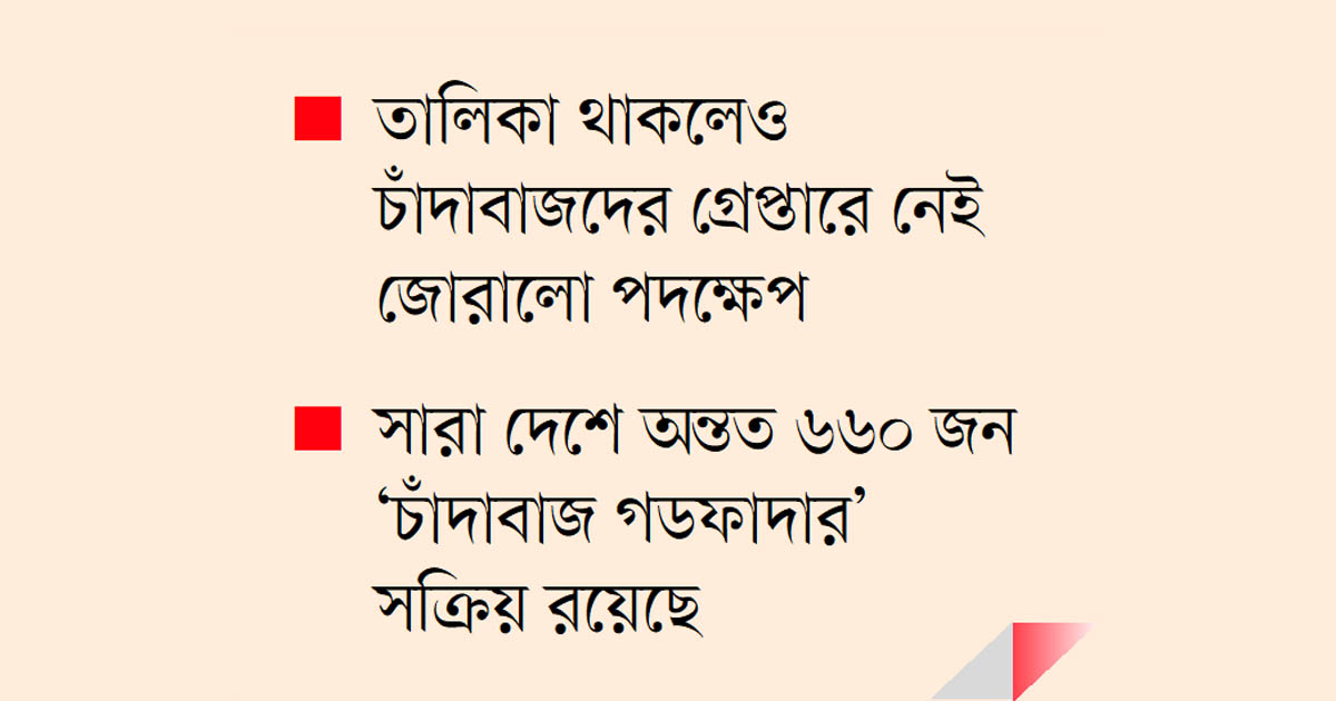 গডফাদারের হাতে জিম্মি জনজীবন