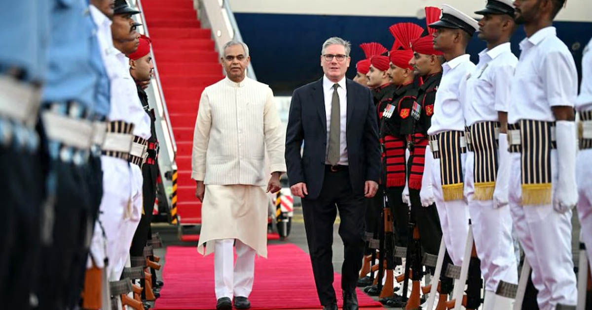 ব্যবসায়িক সম্পর্ক দৃঢ় করতে ভারত সফরে স্টারমার