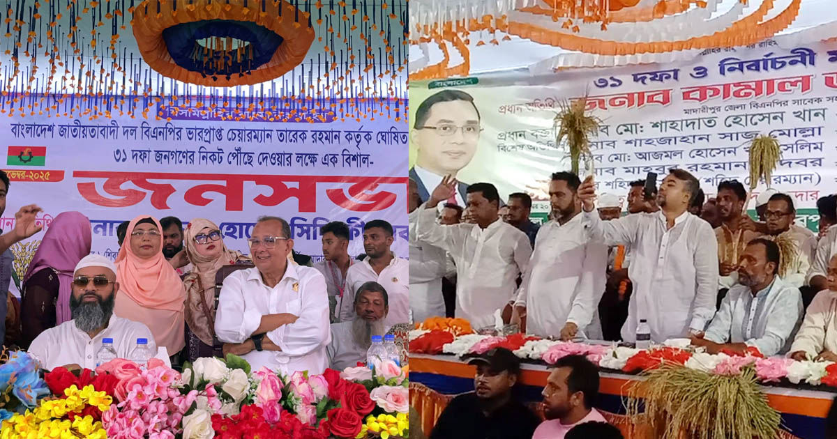 একই দিনে শিবচরে বিএনপির দুই প্রার্থীর জনসমাবেশ
