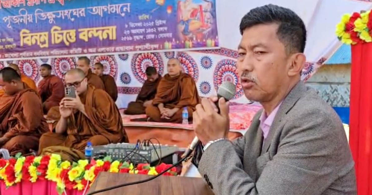 রাঙ্গামাটিতে আকাশ প্রদীপ প্রজ্জ্বলন সমাপনীতে ধর্মীয় সভা
