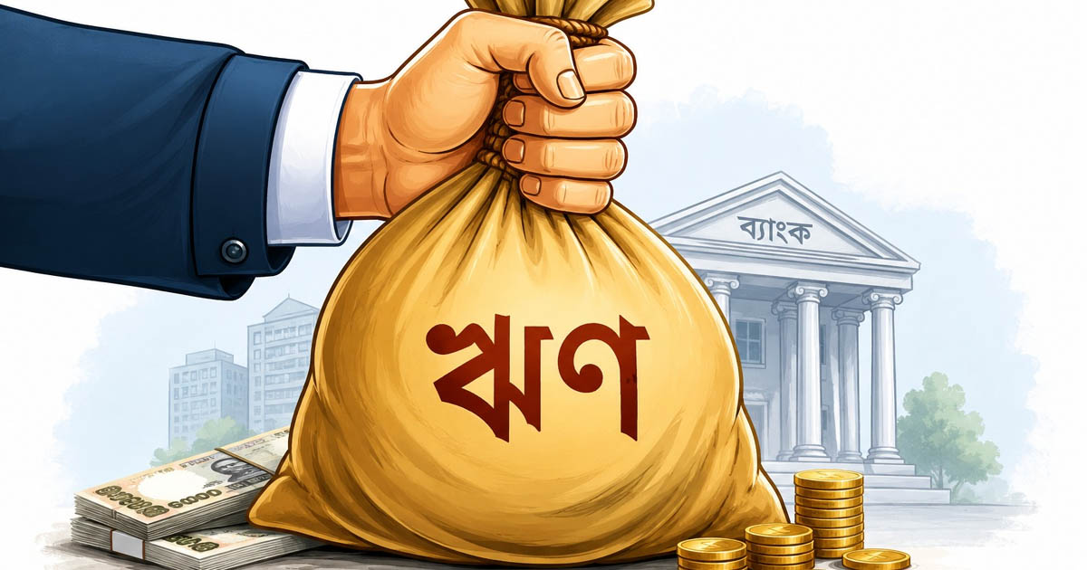 সরকারের ঋণের বোঝা ২২ লাখ কোটি টাকা ছাড়াল