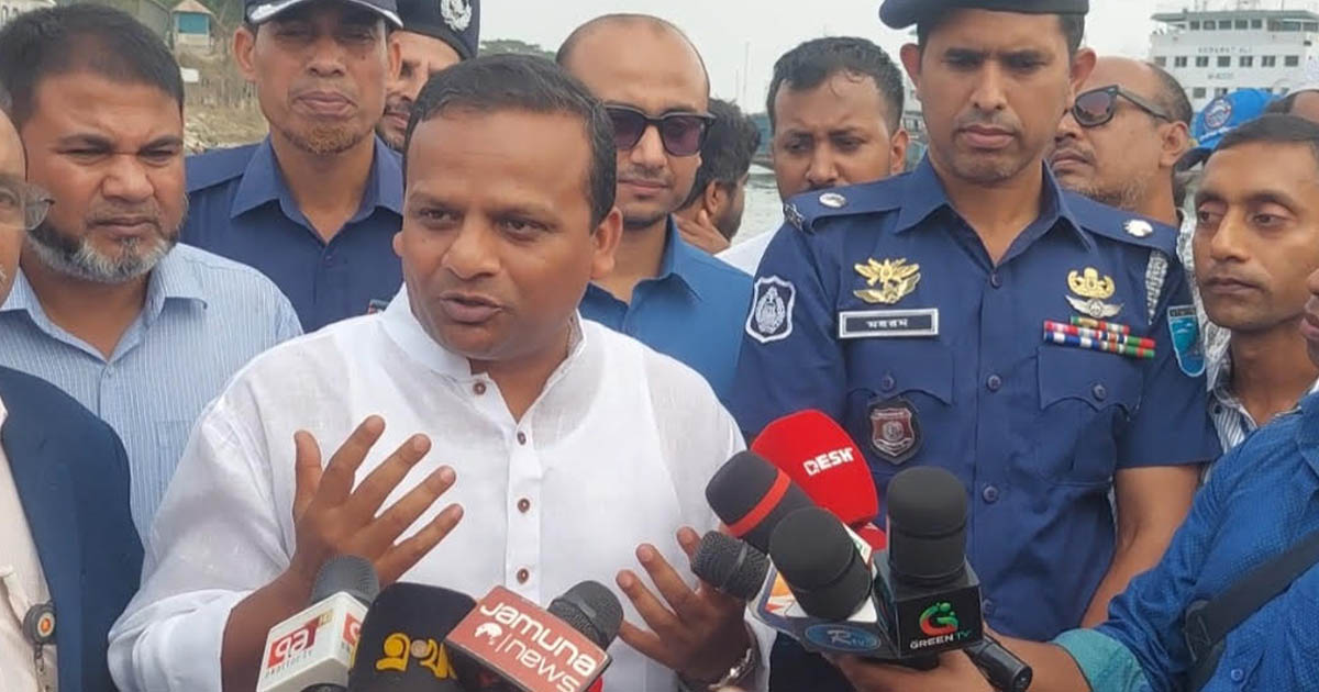 ঈদযাত্রা নিজের চোখে দেখার চেষ্টা করছি: নৌপরিবহন প্রতিমন্ত্রী
