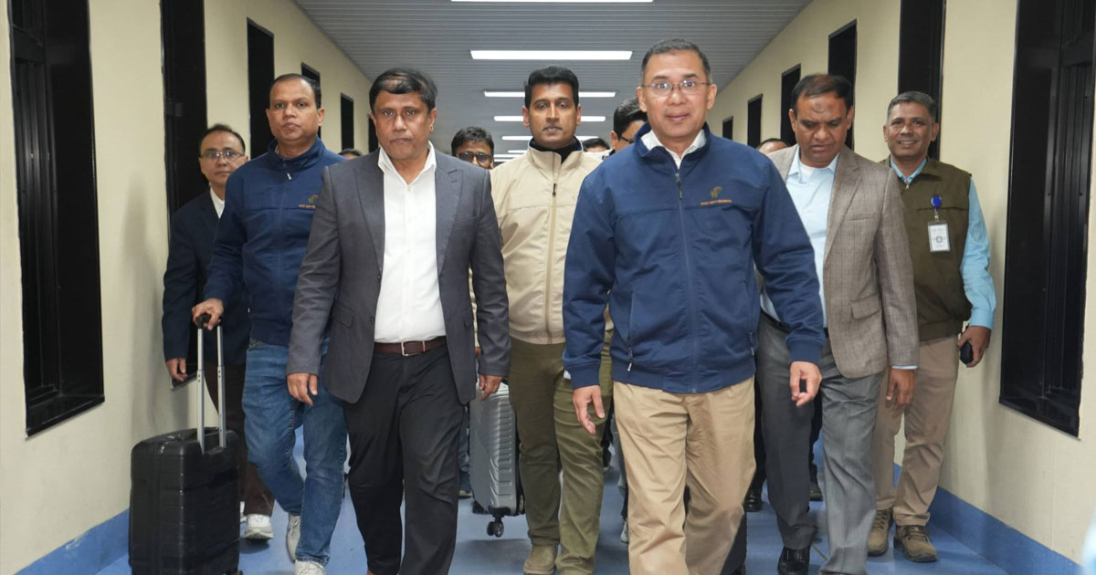 চট্টগ্রাম পৌঁছেছেন বিএনপি চেয়ারম্যান তারেক রহমান