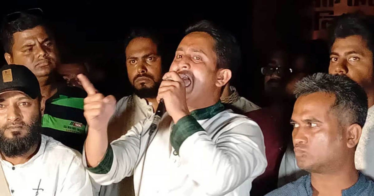 এনসিপির অনুষ্ঠানে বিদ্যুৎ বিভ্রাট, কর্মকর্তাদের  কলিজা ছিঁড়ে ফেলার হুমকি সারজিসের