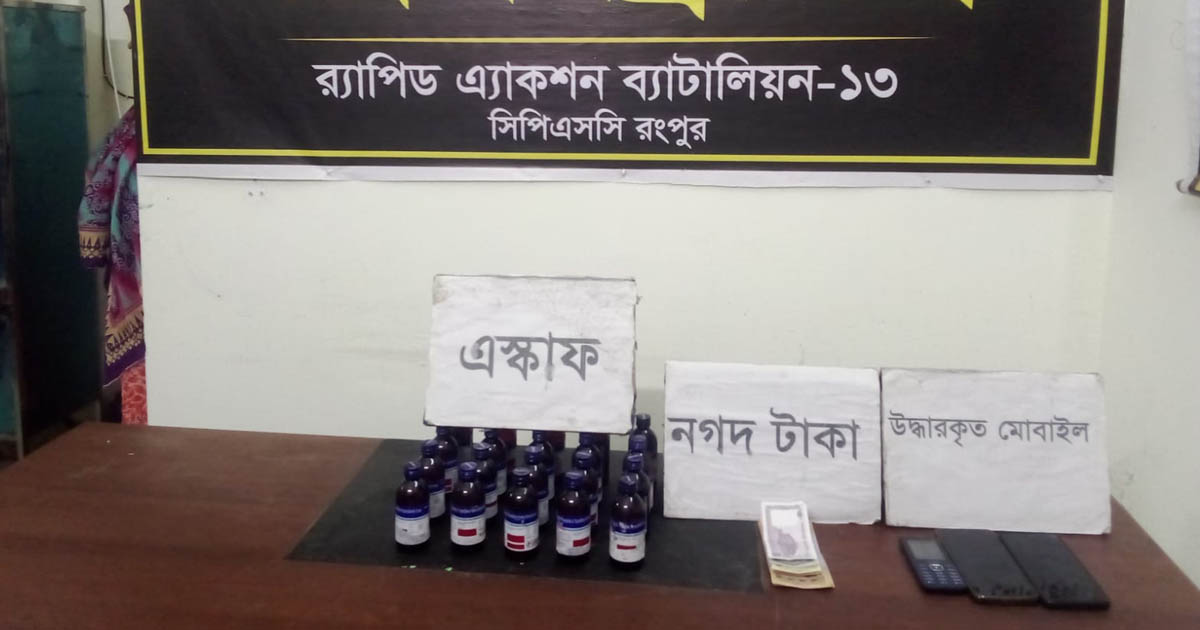 কালীগঞ্জে র‍্যাবের অভিযানে মাদকসহ ২ জন গ্রেফতার