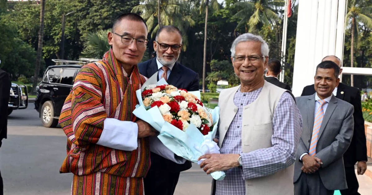 প্রধান উপদেষ্টার কার্যালয়ে ভুটানের প্রধানমন্ত্রী শেরিং তোবগে