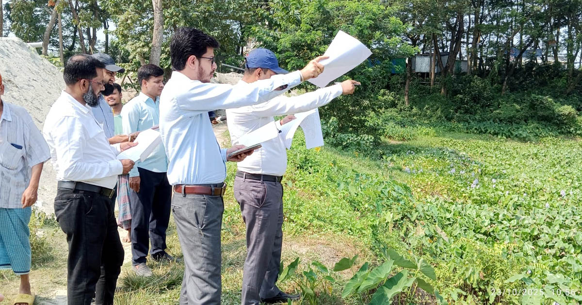 ডাকাতিয়ার পাড়ে অধিগ্রহণ হচ্ছে চাঁদপুর মেডিকেল কলেজের ৩০ একর জমি