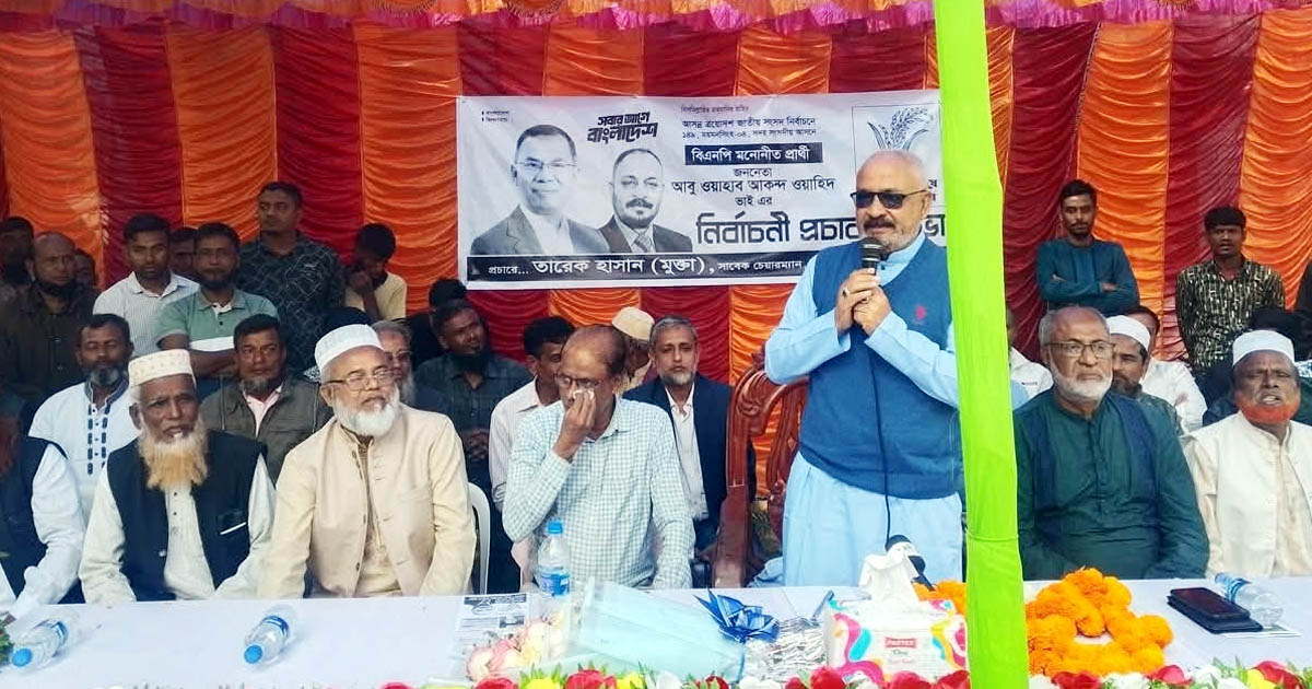 উন্নয়নের লক্ষ্যে ধানের শীষে ভোট দিন