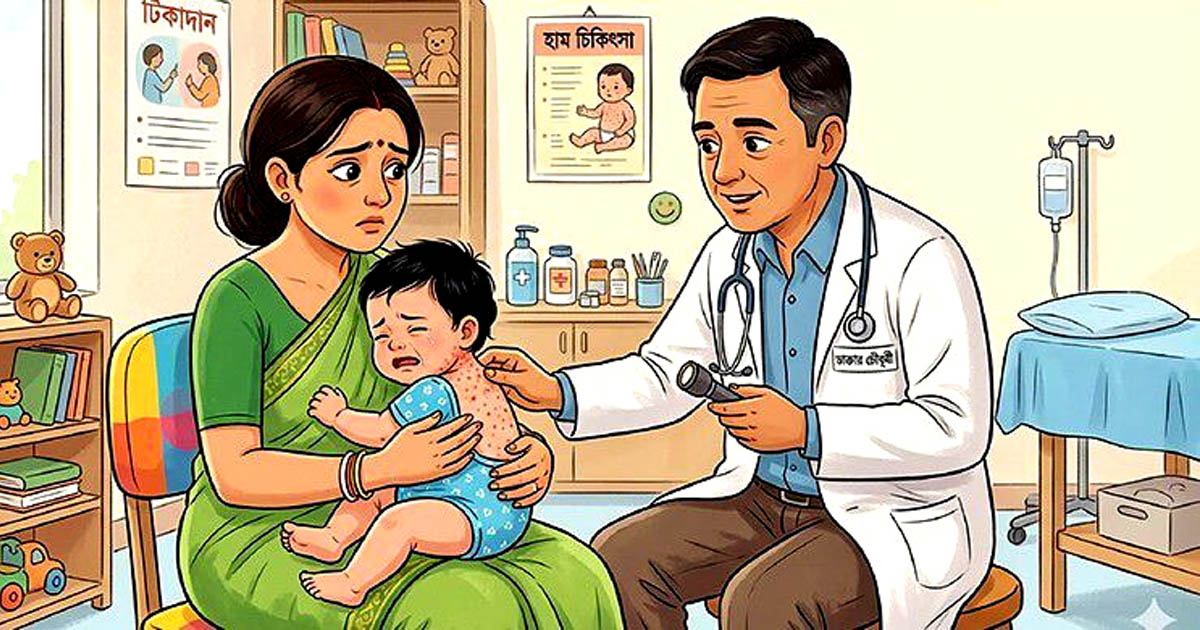 ফেনীতে ‘হাম’ নিয়ে আতঙ্কিত না হয়ে সতর্ক থাকার পরামর্শ স্বাস্থ্য বিভাগের