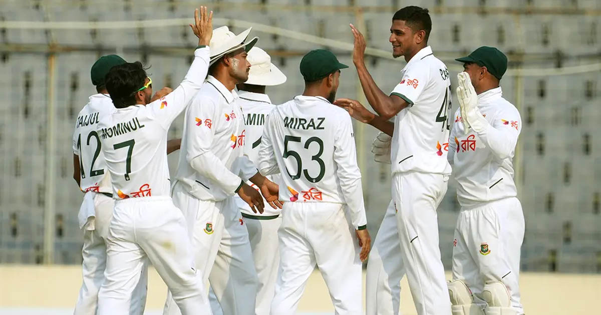 পাকিস্তানকে হারিয়ে টেস্ট সিরিজে এগিয়ে বাংলাদেশ