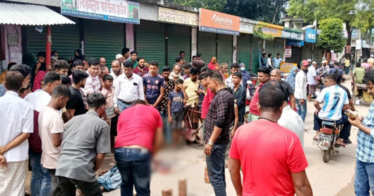 যশোরে কাভার্ডভ্যান চাপায় একজন নিহত