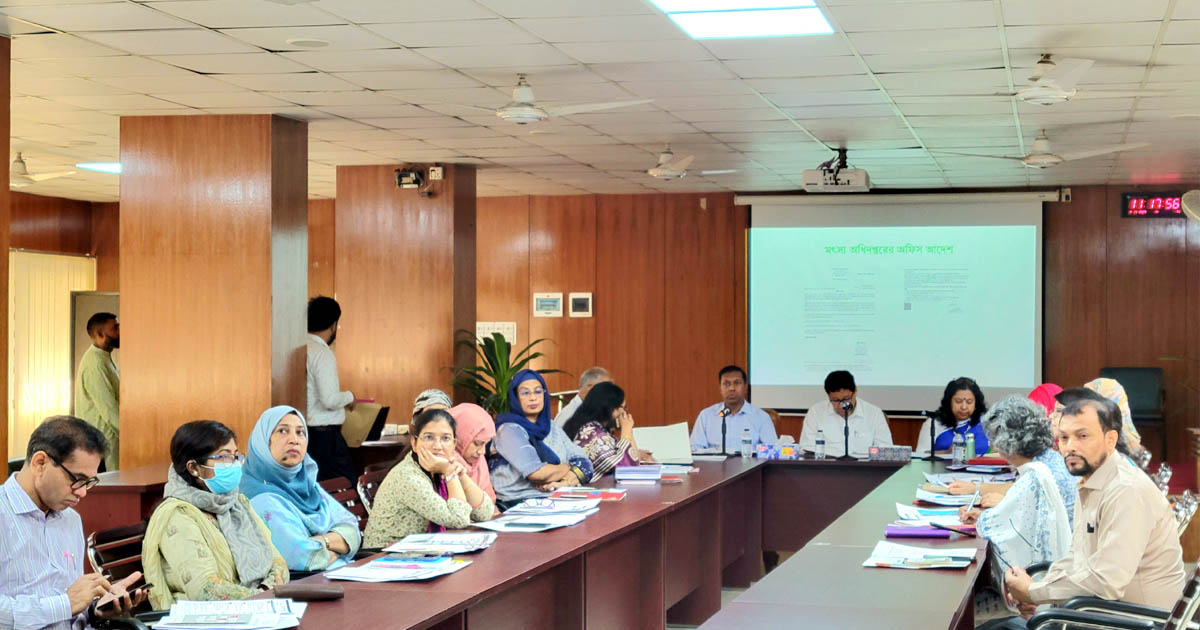 অফিস প্রাঙ্গণ শতভাগ তামাকমুক্ত ঘোষণা করল মহিলা বিষয়ক অধিদপ্তর