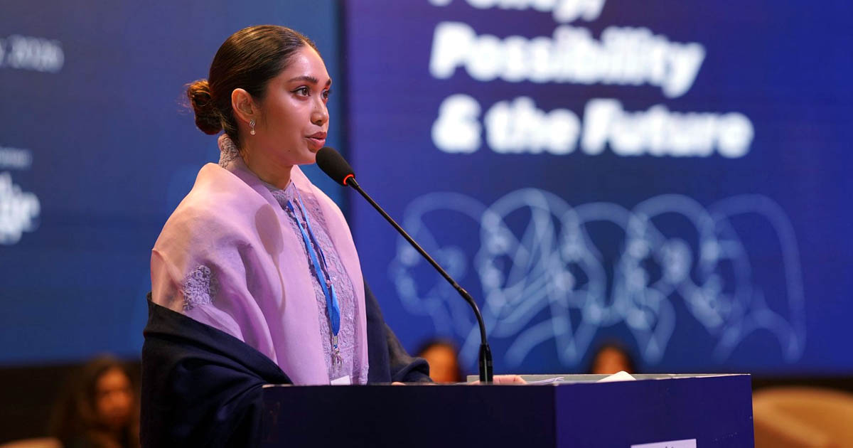 বিএনপির মঞ্চে জাইমা রহমান, কী ইঙ্গিত দিচ্ছে দলটি