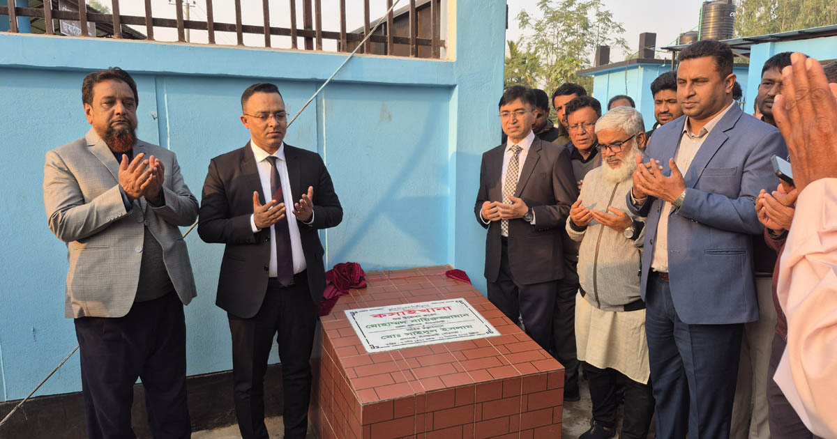 নীলফামারী পৌরসভার উদ্যোগে স্বাস্থ্যসম্মত কসাইখানার উদ্বোধন