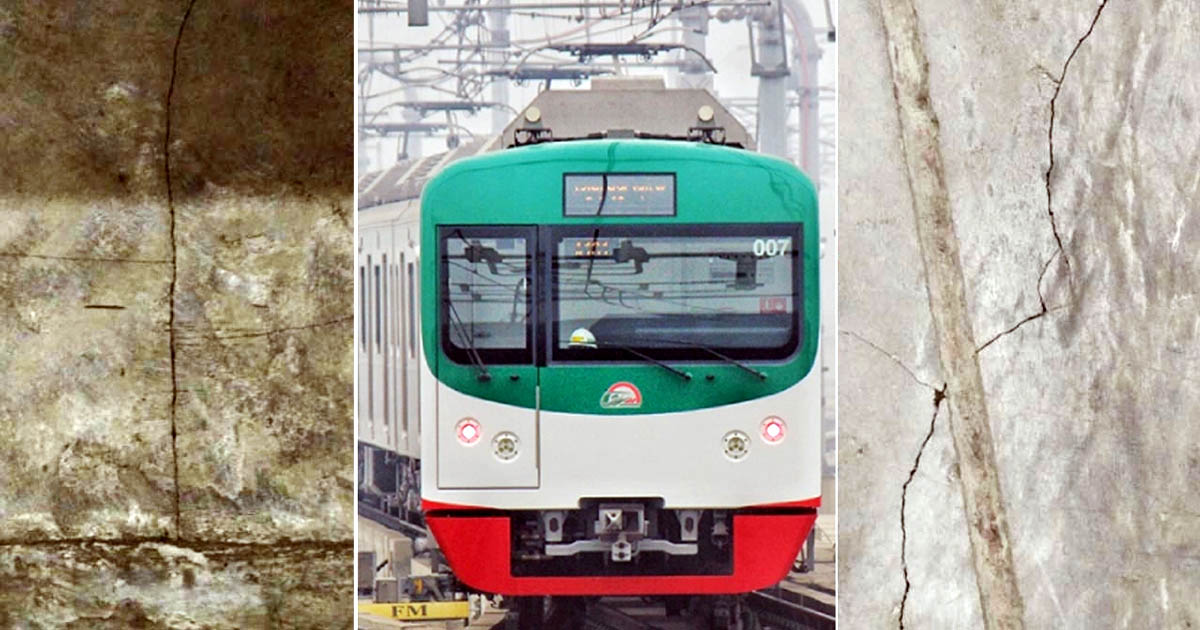 ভূমিকম্পে মেট্রোরেলের ৬ স্টেশনে ফাটল