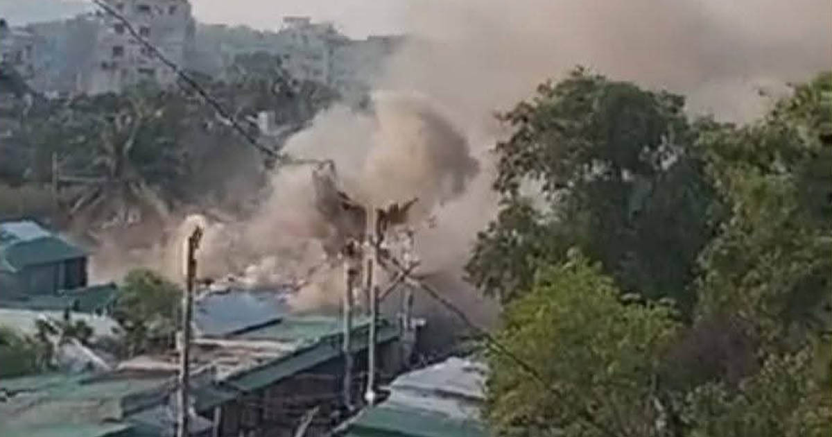 কালিয়াকৈরে অগ্নিকাণ্ডে ২০টি ঘর পুড়ে ছাই
