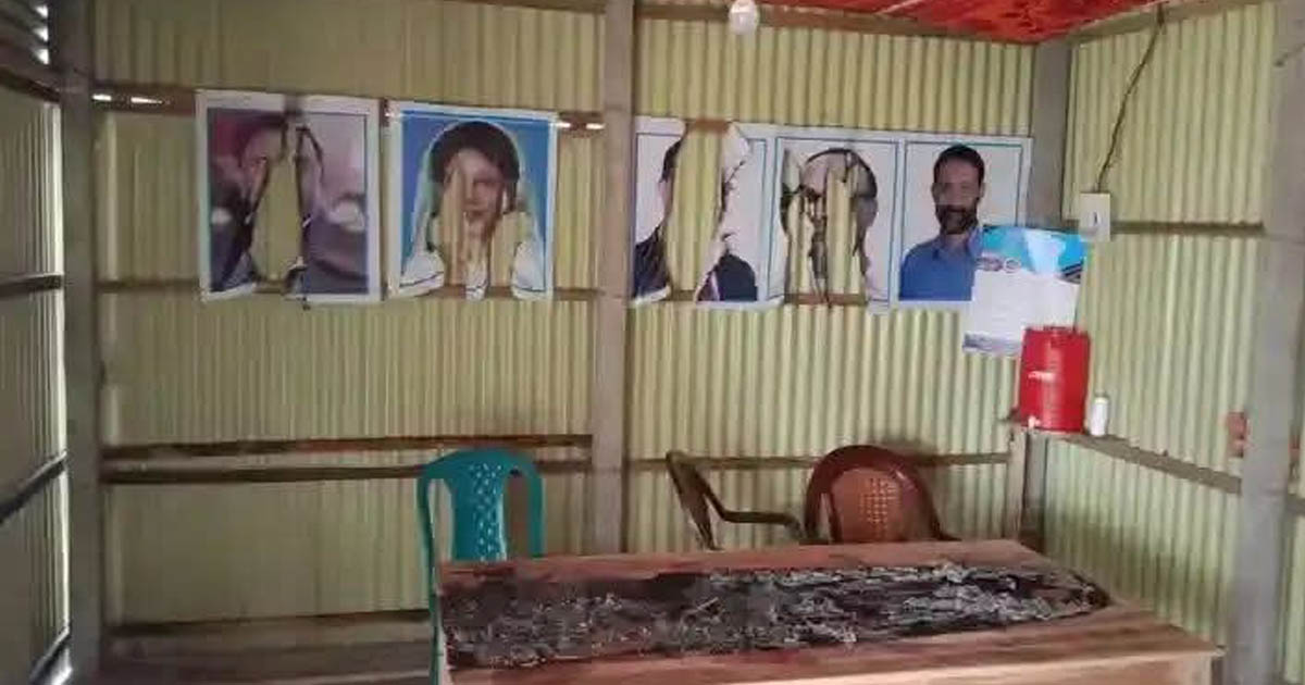 সরিষাবাড়ীতে বিএনপির কার্যালয়ে দুর্বৃত্তদের আগুন