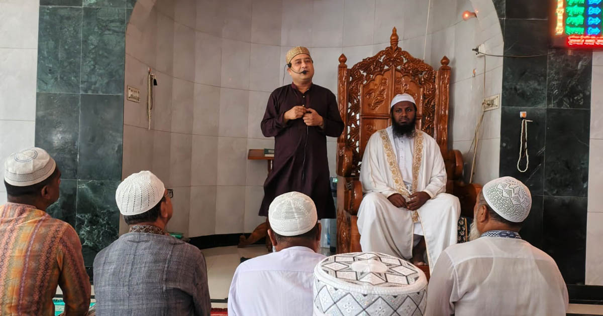 মাদক-জুয়া ও ইভটিজিংয়ের বিরুদ্ধে ওসির মতবিনিময়