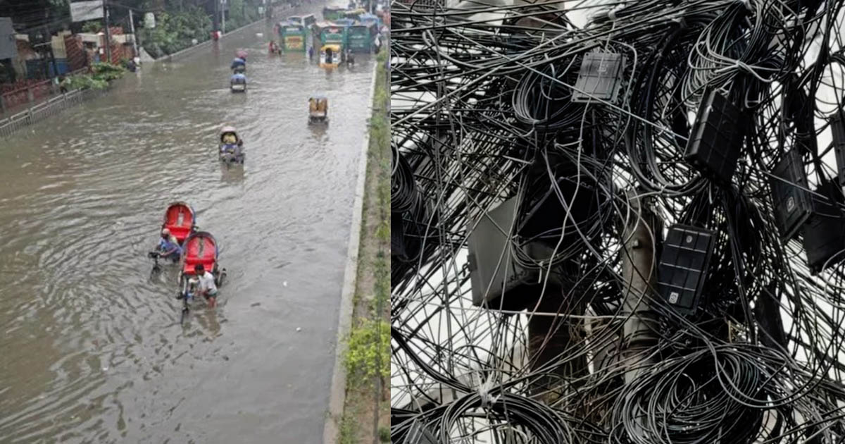 মাকড়সার জালের মতো তারের জটলায় বাড়ছে প্রাণহানি