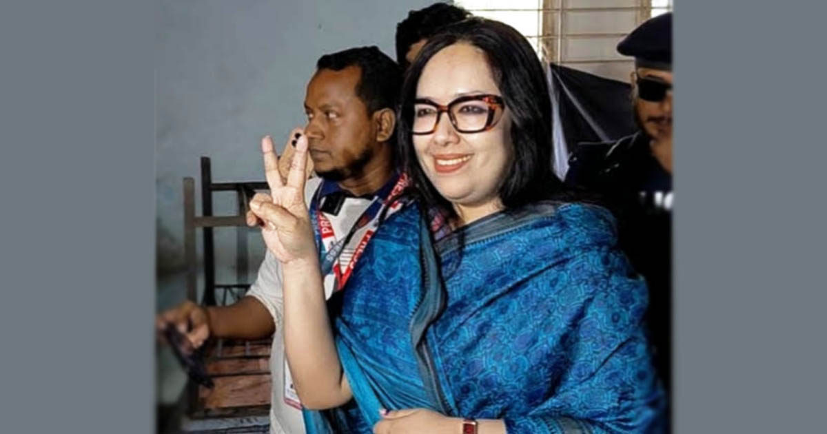 ব্রাহ্মণবাড়িয়া-২ আসনে স্বতন্ত্র প্রার্থী রুমিন ফারহানা বেসরকারিভাবে নির্বাচিত