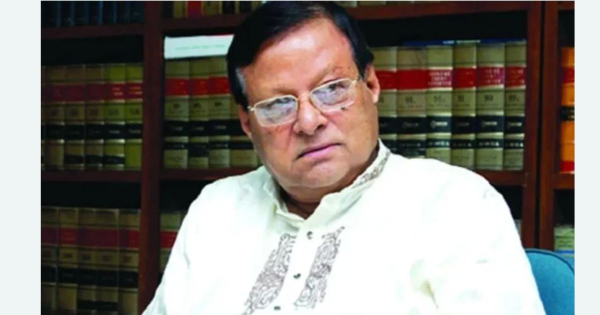 সাবেক আইনমন্ত্রী ব্যারিস্টার শফিক আহমেদ মারা গেছেন
