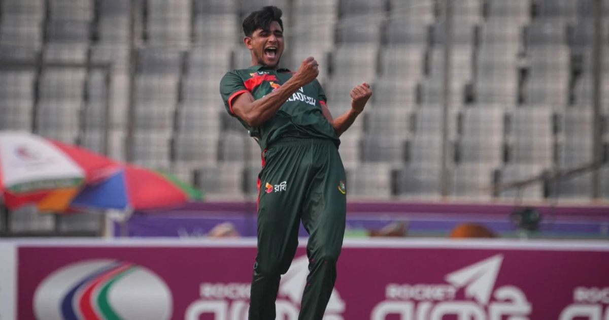 নাহিদের দুর্দান্ত বোলিংয়ে ১৯৮ রানে থামল নিউজিল্যান্ড