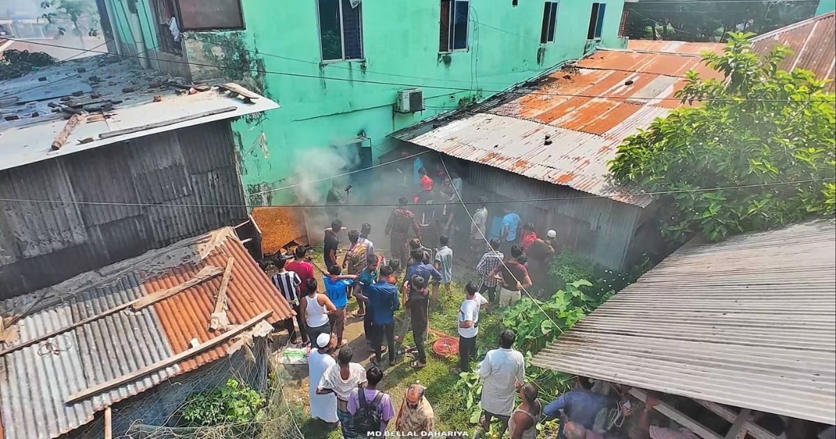 উজিরপুরে ডায়াগনস্টিক সেন্টারে আগুন, ক্ষতি প্রায় ৪ লাখ টাকা