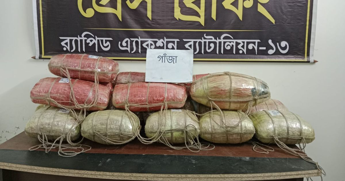 ফেনসিডিল ও গাঁজাসহ দুই মাদক ব্যবসায়ী গ্রেপ্তার