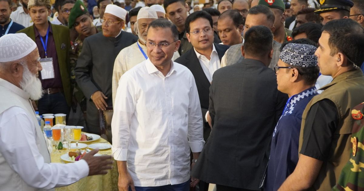 জামায়াতের ইফতার মাহফিলে প্রধানমন্ত্রী তারেক রহমান