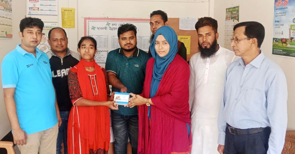 নকলায় স্বাবলম্বীর সহায়তায় শব্দের জগতে ফিরল প্রতিবন্ধী সাদিয়া