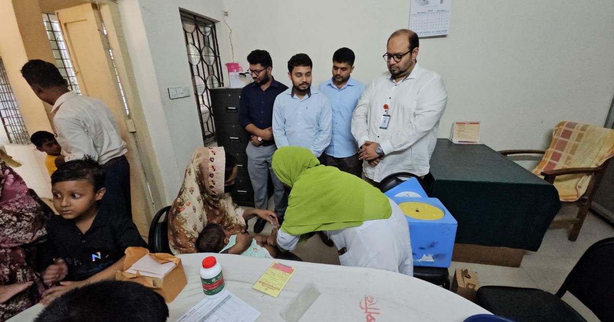 গোয়ালন্দে হাম-রুবেলা টিকাদান ক্যাম্পেইনের উদ্বোধন