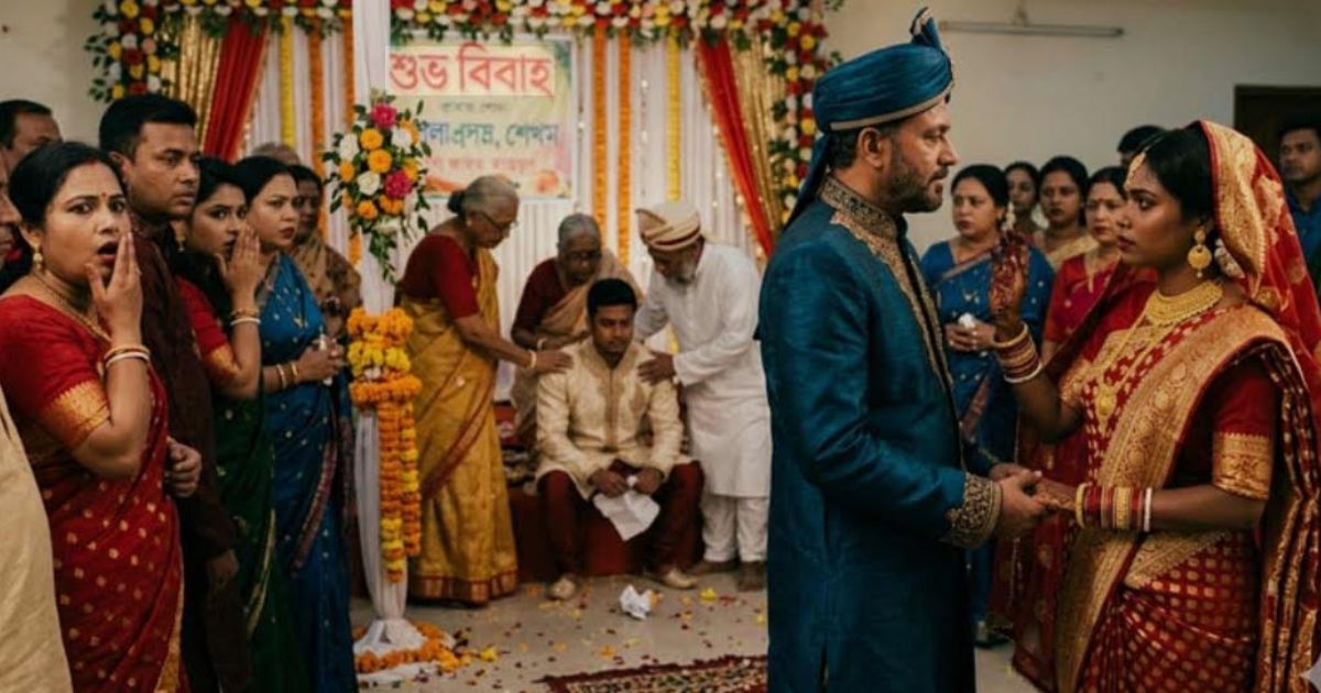 বিয়ের আসরেই স্বামীকে তালাক দিয়ে প্রেমিককে বিয়ে তরুণীর