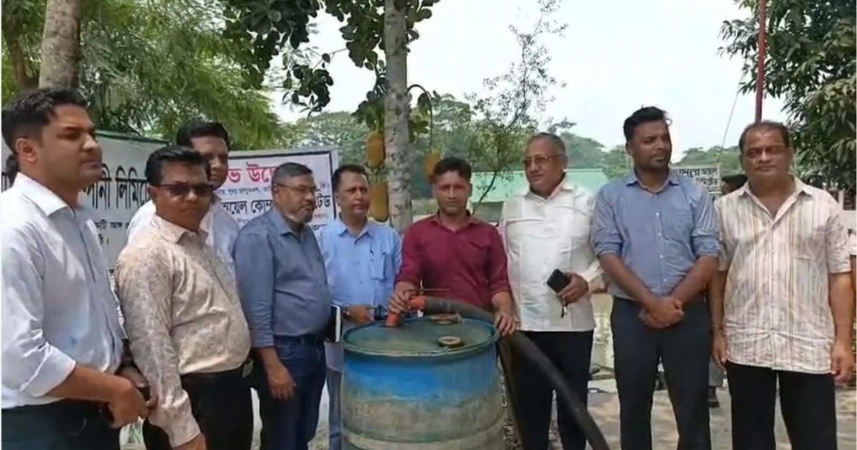 ঝালকাঠিতে দুই বছর পর যমুনা ওয়েল বার্জ ডিপোতে ডিজেল বিক্রি শুরু