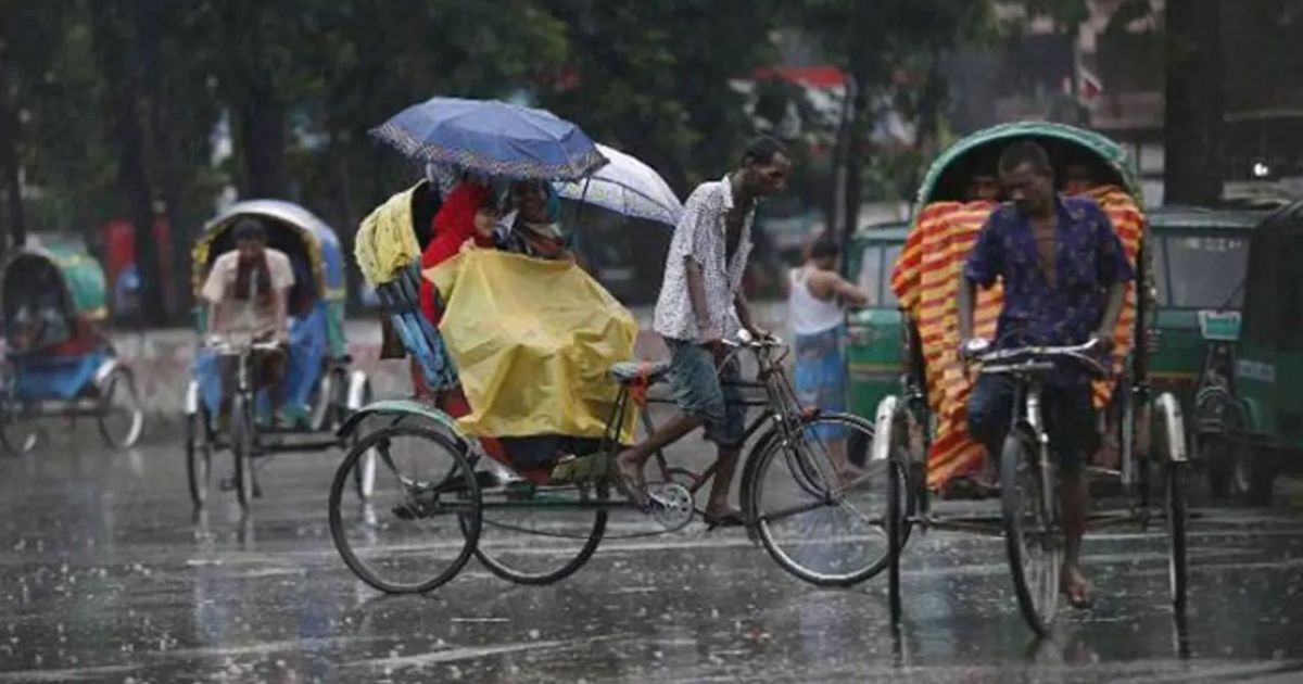 ঢাকায় আজও বৃষ্টি, দিনভর ঠান্ডা থাকবে আবহাওয়া