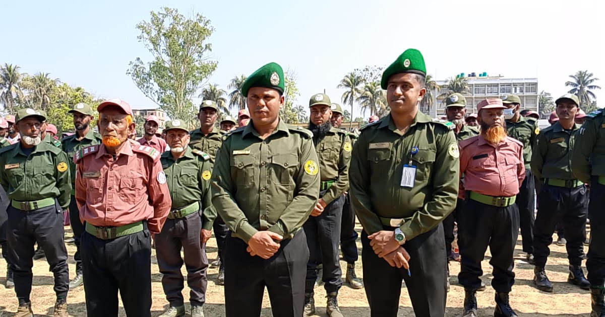 বাঘাইছড়িতে আনসার ও গ্রাম প্রতিরক্ষা বাহিনীর প্রস্তুতিমূলক সমাবেশ