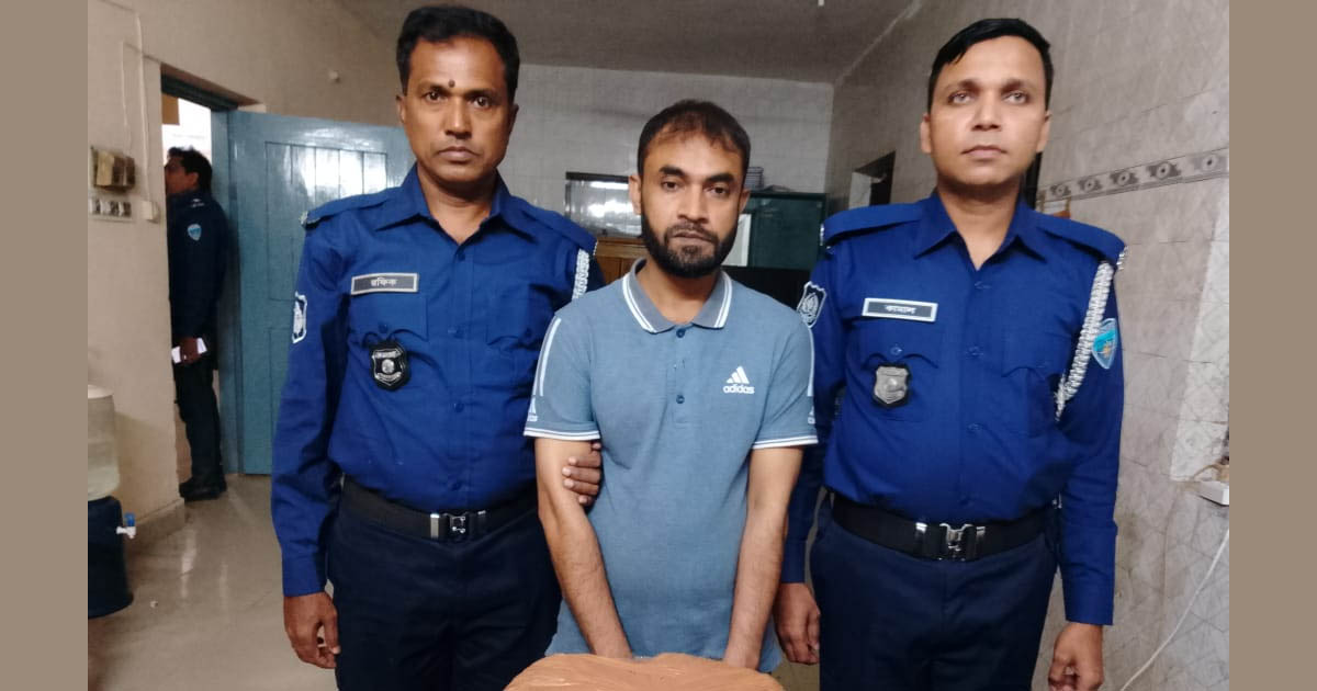 বাঞ্ছারামপুরে ২ কেজি গাঁজাসহ এক মাদক কারবারি গ্রেপ্তার