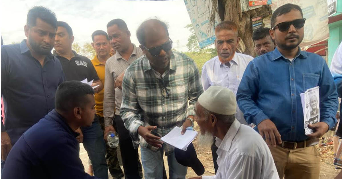 বান্দরবানে ধানের শীষের নির্বাচনী প্রচারণায় কৃষক দল