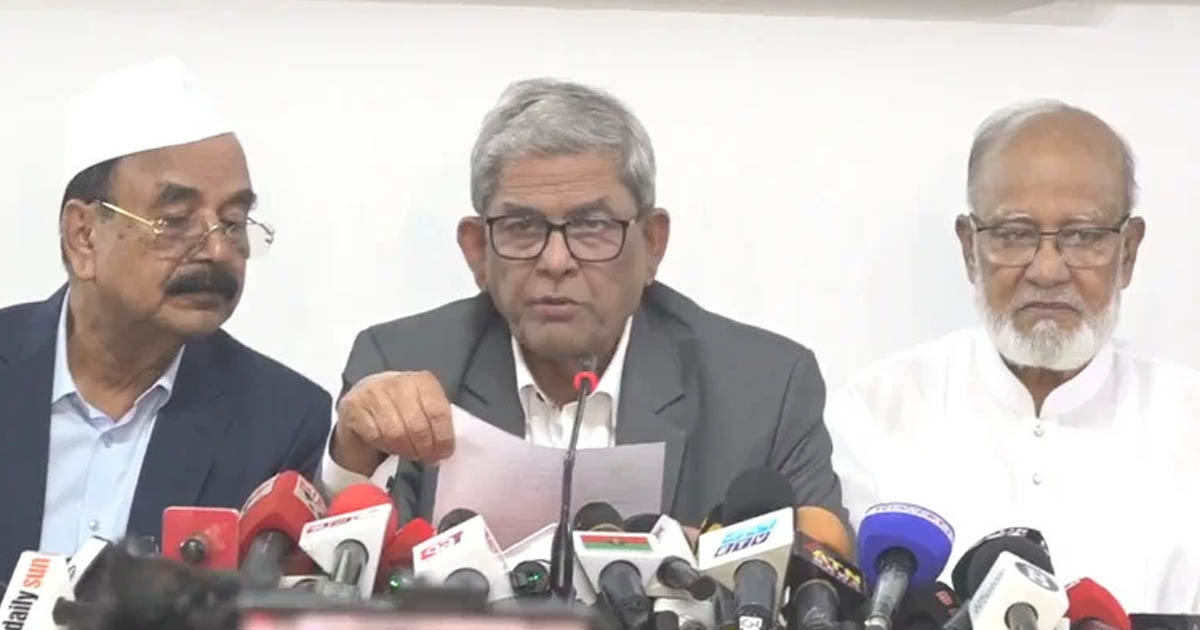 প্রধান উপদেষ্টাকে ধন্যবাদ জানাল বিএনপি
